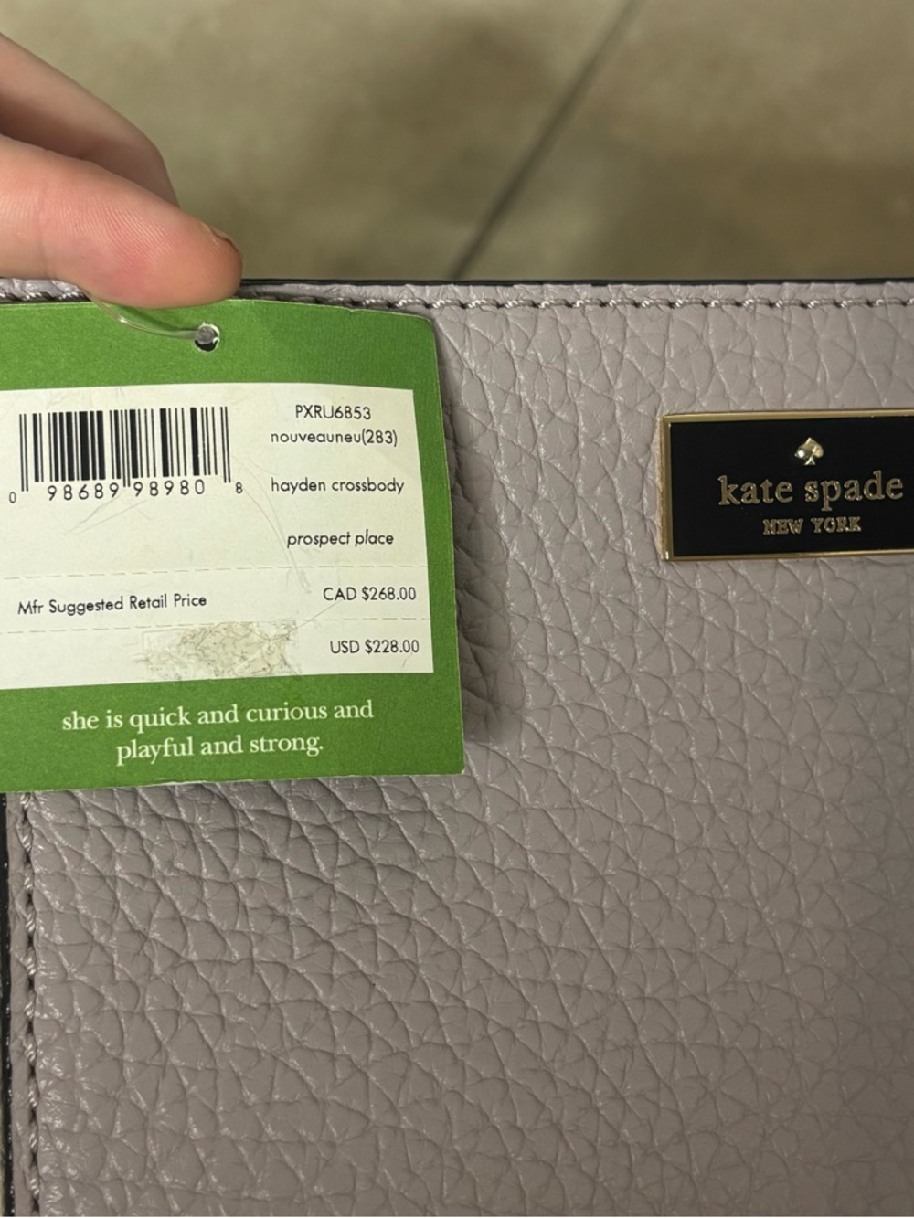 Kate Spade Lilac Hayden Crossbody Bag in Prospect Place - Picture 9 of 14